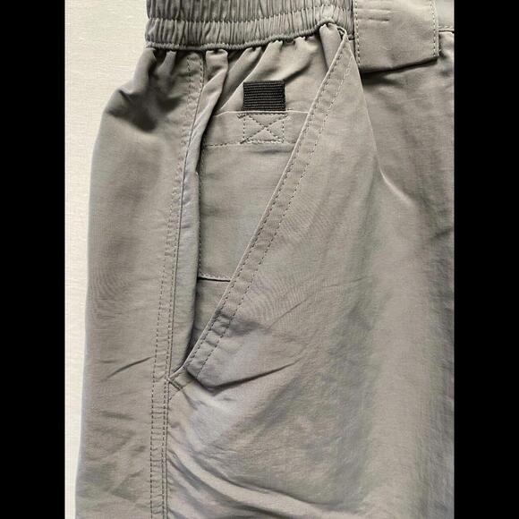 Bimini Bay Outfitters Men’s Performance Gear Gray Nylon Shorts Fishing Sz 42 - Picture 5 of 12